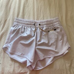 Vuori Women's White Athletic Shorts